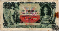 100 Kronen 1939 (1931) - Slowakei - schön -