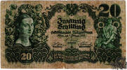 20 Schilling 1928 - Österreich - schön -