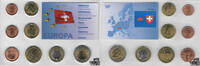 Vatikan 0,01-2 Euro KMS - Probe - Schweiz 2003 -
