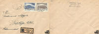Österreich Österreich 1955 Brief - 1,5 S + 2,4 S - Eröffnung von Burgtheater und Staatsoper - Satz - Reko -
