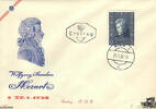 Österreich Österreich 1956 FDC - 2,40 S - Wolfgang Amadeus Mozart -