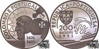 200 Escudo 1991 Portugal 200 Escudos 1991 - Kolumbus und Portugal PP
