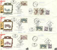 Österreich Österreich FDC 1972 - 1,50 + 2,00 + 2,50 S - Kunstschätze Österreich - Satz - Reko -