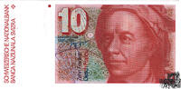 10 Franken 1990 - Schweiz - bankfrisch -