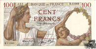100 Francs 1940 - Frankreich - vorzüglich -