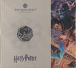 50 Pence 2024 Grossbritannien 50 Pence 2024 - Harry Potter und der Stein der Weisen, Die geflügelten Schlüssel, coloriert stplfr.
