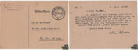 Beleg Feldpost 2. Weltkrieg - FP Nr. 29580 Schallmessung Beobachtungs-Abteilung -