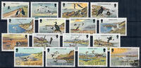 Grossbritannien Isle of Man 1983 ** - 0,01-1 £ - Seevögel - Satz -