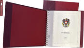 Österreich Lindner T 209 Vordruckblätter 2007 bis 2011, gebraucht, in Ringbinder + Schutzkassette -