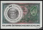 Österreich Österreich 2025 o - € 3,00 BL 100 Jahre Schilling -