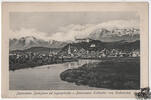 Deutschland Ansichtskarte - Panorama Laibachs von Südwesten -