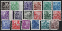 Deutschland DDR 1953 ** - Fünfjahresplan I Offsetdruck komplett -