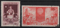 China 1954 - Nr. 261-62 o 1. Sitzung des National-Kongresses -
