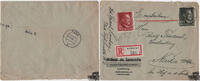 Generalgouvernement 1944 - Nr. 78, 111 Mischfrankatur Einschreiben ab Lemberg -