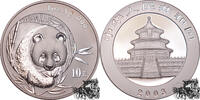 10 Yuan 2003  10 Yuan 2003 - Panda isst Bambus stplfr.