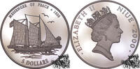5 Dollar 2000 Niue Neuseeländische Verwaltung 5 Dollar 2000 - John Williams PP