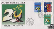 Papua Neuguinea Papua-Neuguinea - Nr. 758-60 FDC 20 Jahre Unabhängigkeit -