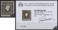 Österreich - Nr. 11 I b (*) 3 Kreuzer 1858 o.G. Vollzähniges rel. (P!) -