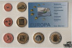 Andorra 0,01-2 Euro KMS - Probe - San Marino 2011, Prestige Specimen Set -