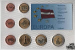 Liechtenstein Euro KMS - Probe - Lettland 2006 - Prestige Specimen Set -