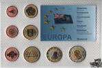 Grossbritannien 0,01-2 Euro KMS - Probe - Montserrat 2007, Prestige Specimen Set -
