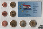 Kroatien 0,01-2 Euro KMS - Probe - Kroatien 2006, Prestige Specimen Set -