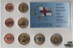 Dänemark 0,01-2 Euro KMS - Probe - Färöer 2004, Prestige Specimen Set -