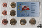 Dänemark 0,01-2 Euro KMS - Probe - Grönland 2004, Prestige Specimen Set -