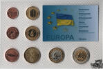 Ukraine 0,01-2 Euro KMS - Probe - Ukraine 2008, Prestige Specimen Set -