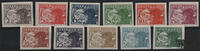 Österreich Österreich 1925/30 **, Gr. 2 bis Gr. 80 - Flugpost Teilsatz ungezähnt -