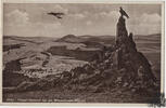Deutschland Ansichtskarte - Hessen - Rhön, Flieger-Denkmal a. d. Wasserkuppe -