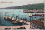 Italien Ansichtskarte - Italien - Triest, der Hafen -