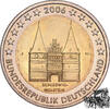 Deutschland 2 Euro 2 Euro 2006 J - Holstentor Lübeck -