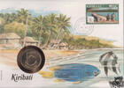 Kiribati 1 Dollar Numisbrief Kiribati 1989 - Strand -