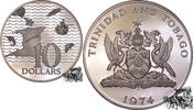 Trinidad und Tobago 10 Dollar 1974 10 dollar 1974 - Trinidad & Tobago PP 119.00 US$  +  63.59 US$ shipping