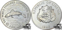 Liberien 2 Dollar 1983 2 Dollar 1983 - stpfr. stplfr. 27.75 US$  +  63.59 US$ shipping
