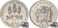 Sudan 20 Cent 1976 20 Cent 1976 - Blauer Hibiskus, FAO f.stplfr. 58.52 元  ＋  126.40 元 运费