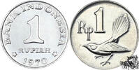 Indien 1 Rupiah 1970 1 Rupiah 1970 - F&auml;cherschwanz-Vogel stplfr. 35.11 元  ＋  126.40 元 运费