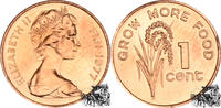  1 Cent 1977 - 1 Cent 1977 - Reis, F.A.O. stplfr. 5.58 US$  +  63.88 US$ shipping