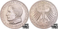 Deutschland 5 Mark 1957 J 5 Mark 1957 J - Eichendorff vz. 104.53 US$  +  63.88 US$ shipping