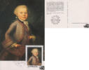 Unbekannt Ansichtskarte Jugomarka - 200. Todestag von Wolfgang Amadeus Mozart -