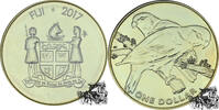 Fidschi 1 Dollar 1 Dollar 2017 - Kragenlori (Papagei), Fiji Inseln -