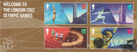 Grossbritannien  Gro&szlig;britannien 2012 Bl. ** - 2 x 1ST + 2 x 1,28 &pound; - Oly... 9.52 US$  +  61.58 US$ shipping