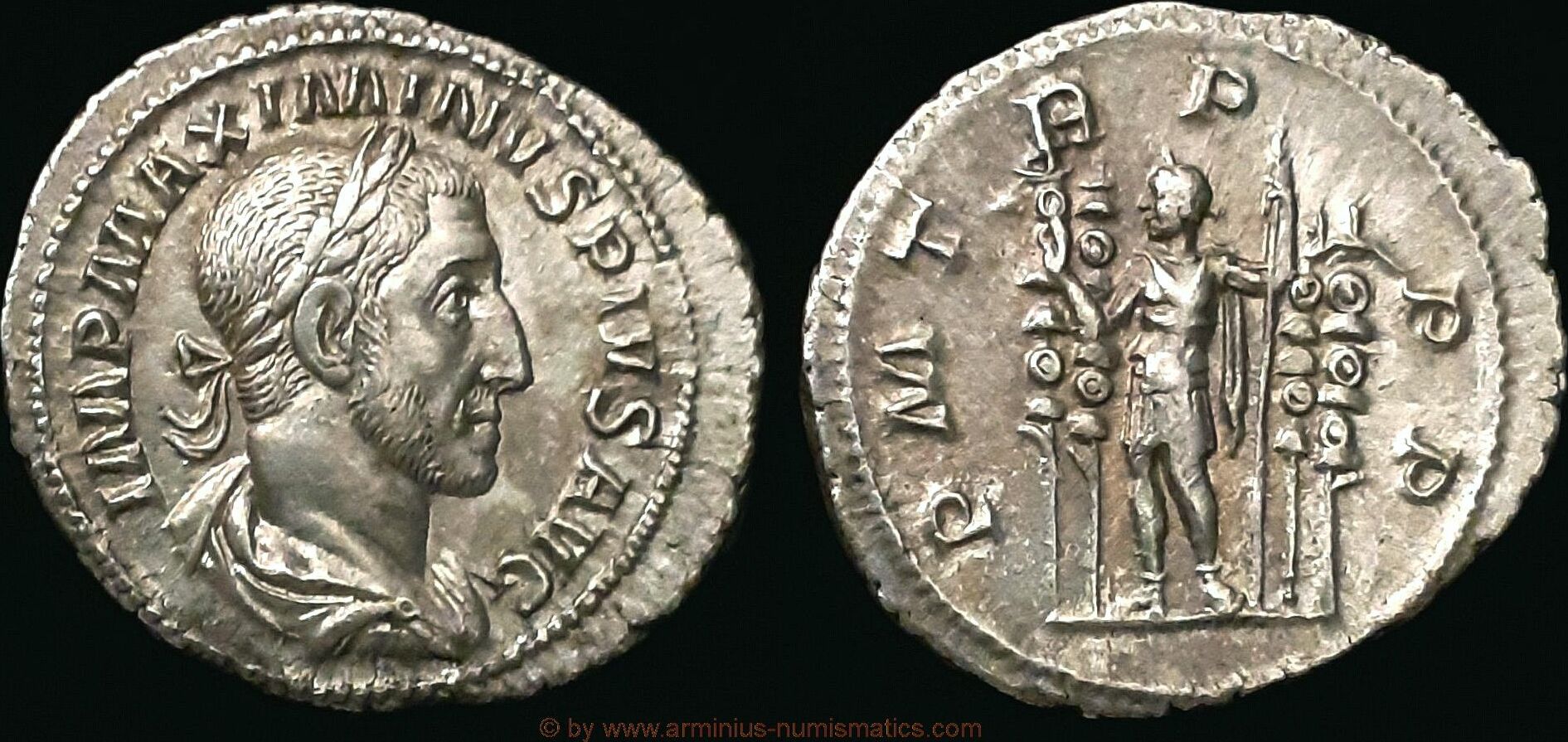 Roman Empire Denar 235 n. Chr. Maximinus I EF - UNC | MA-Shops