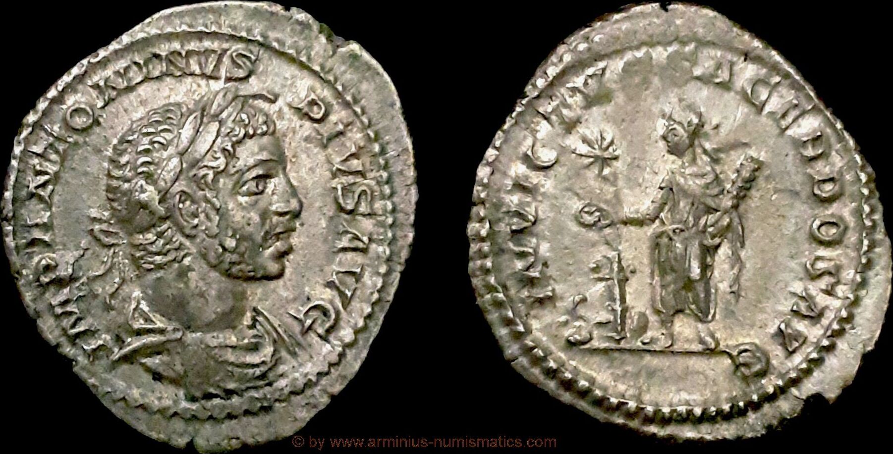 Roman Empire Denar 221-222 n. Chr. Elagabalus EF - UNC | MA-Shops
