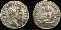 Roman Empire Denar Lucius Verus celebrating the victory over Armenia -