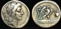Roman Republic Denar moneyer Quintus Cassius Longinus -