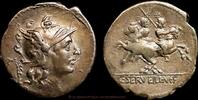 Roman Republic Denar moneyer Caius Servilius -