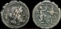 Roman Republic Victoriatus moneyer Cnaeus Baebius Tampilus -