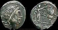 Roman Republic Quinarius moneyer Publius Vettius Sabinus -